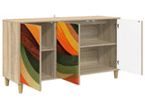 Sideboard BONN Sonoma 102 x 33 x 75 cm Engineered Wood 8006961