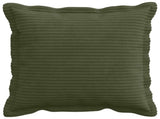 Cushion Cover 12 pcs HOUTEN Green 45 x 45 cm Corduroy 918657