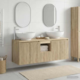 Bathroom Cabinet Set 3 pcs Sonoma Oak 49.5 x 44.5 x 65 cm 3405699
