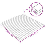 Bed Slats Replacement with 17 Slats 120x200 cm 340074