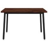 120 x 80 x 75 cm Solid Acacia Wood Dark Brown and Black 937621