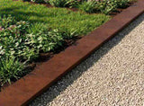 Garden Cover Profile 10 pcs 100 x 20 x 5 cm Weathering Steel 8012933