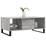 Coffee Table Grey Sonoma 90x50x36.5 cm Engineered Wood 830602