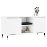 TV Cabinet White 104x35x50 cm Engineered Wood 827004