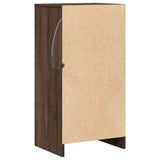 Sideboard with LED Brown Oak 42.5x34x85 cm Engineered Wood 852144