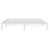 ZNTS Metal Bed Frame without Mattress White 180x200cm 350917