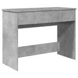 Dressing Table with Mirror Concrete Grey 100x45x76 cm 840698