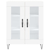 Highboard White 69.5x34x180 cm Engineered Wood 3198065