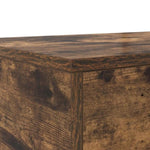 ZNTS Bed Drawers Smoked Oak 120x36,5x16,5 cm Engineered Wood 866943