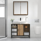 Bathroom Furniture Set 2 pcs Artisan Oak Engineered Wood 3402460