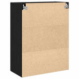 Wall Cabinet Black Oak 69.5 x 34 x 90 cm Engineered Wood 862164