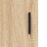 Wall Mounted Cabinet Sonoma Oak 69.5x34x90 cm 828495
