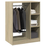 Wardrobe Sonoma Oak 77x48x102 cm Engineered Wood 840809