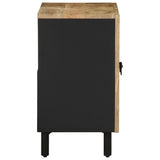 Bathroom Sink Cabinet Black 62x33x58 cm Solid Wood Mango 4018647