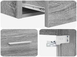 Wall-Mounted Sink Vanity Grey Sonoma 49.5 x 44.5 x 65.5 cm 890323