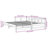 Daybed without Mattress 80x200 cm Solid Wood Pine 854949