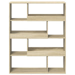 Bookcase Sonoma Oak 100x33x125.5 cm Engineered Wood 3309332