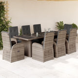 Garden Dining Set Grey, Dark Grey 3277622