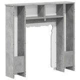 Fireplace Surround Concrete Grey 93 x 20 x 89 cm 8006627