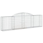 Arched Gabion Basket 300x30x80/100 cm Galvanised Iron 153504