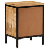 Bed Cabinet 40x30x52.5 cm Solid Rough Wood Mango 358503