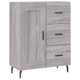 Highboard Grey Sonoma 69,5x34x180 cm Engineered Wood 3190043