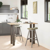 Bar Table Legs 4 pcs Natural Steel 110-112 cm Steel 4012483