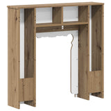Fireplace Surround Artisan Oak 93 x 20 x 89 cm Engineered Wood 8006632
