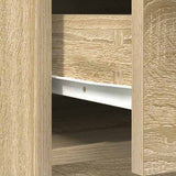 Sideboard with Drawers and Doors Sonoma Oak 70.5x34x74.5 cm 861843