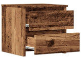 Bedside Cabinets 2 pcs Old Wood 30x30x40 cm Engineered Wood 855847