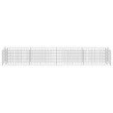 Gabion Raised Bed Galvanised Steel 360x50x50 cm 143561