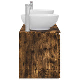 Bathroom Cabinet Set 3 pcs Smoked Oak 49.5 x 44.5 x 65 cm 3405692