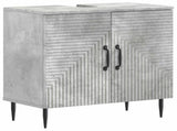Bathroom Sink Cabinet HAARLEM Concrete Grey 59.5 x 31.5x 59 cm 896788