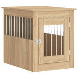 Dog Crate Furniture Sonoma Oak 55x75x65 cm Engineered Wood 838318
