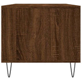 Coffee Table Brown Oak 90x49x45 cm Engineered Wood 831027