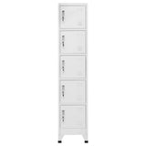 Locker Cabinet Light Grey 38x40x180 cm Steel 339789