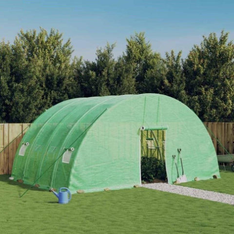 Greenhouse with Steel Frame Green 24 m² 6x4x2.85 m 3188105
