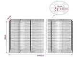Gabion with 3.5 mm Wire and 5x10 cm Mesh 1200x100x200 cm 3462978