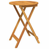 Garden Bistro Set 3 pcs Brown Solid Acacia Wood 42000948