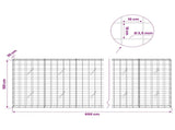 Gabion with 3.5 mm Wire and 10x10 cm Mesh 650x20x100 cm 3463111