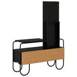 Dressing Table Black Oak 100 x 36.5 x 136 cm Engineered Wood 8007683