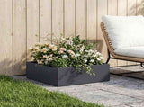 Garden Planter Anthracite 60 x 60 x 20 cm Cold-rolled Steel 8004998