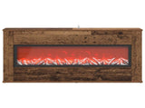Electric Fireplace Old Wood 114 x 18 x 58.5 cm Engineered wood 8021061
