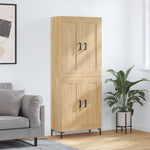 Highboard Sonoma Oak 69.5x34x180 cm Engineered Wood 3199684