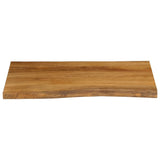 Table Top 80x60x3.8 cm Live Edge Solid Wood Mango 370788