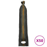 Sandbags 50 pcs Dark Green 103x25 cm HDPE 154883