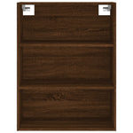 Highboard Brown Oak 69.5x34x180 cm Engineered Wood 3189508