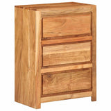 Drawer Cabinet 55x33x75 cm Solid Wood Acacia 4008894