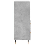 ZNTS Sideboard Concrete Grey 34.5x34x90 cm Engineered Wood 828648