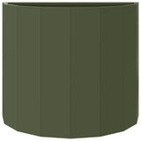 Planter Olive Green 60 x 30 x 50 cm Steel 883720